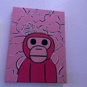Pink Bape Painting